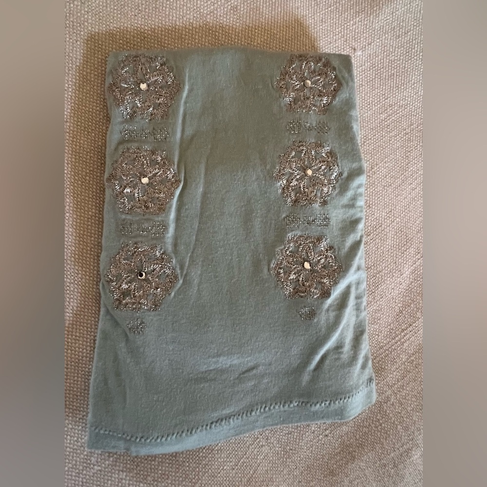 The Limited Sage Embroidered top